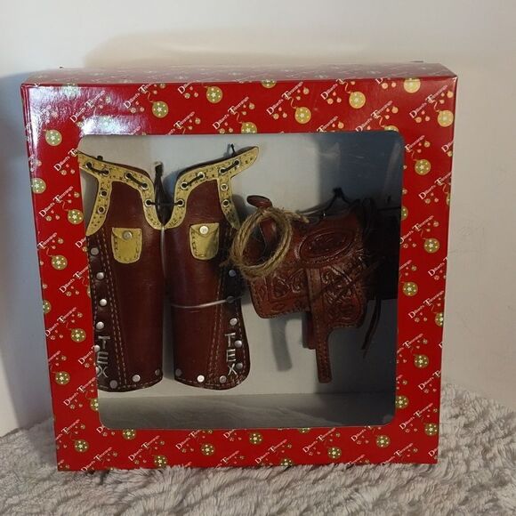 New Dillards Western Christmas Ornaments (Set of 2) - Picture 6 of 6